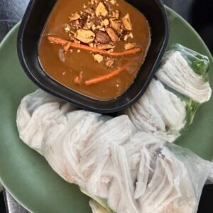 Chicken Breast and Avocado Rice Paper Rolls (2pc) (GFO) [nuts]