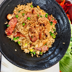 Vietnamese BBQ Pork Fried Rice - Com Chien Nem Nuong