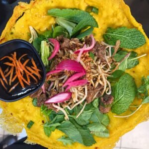 Vietnamese Pancake with Lemongrass Beef (GF)