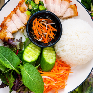 Crispy Pork Belly with Jasmine Rice
