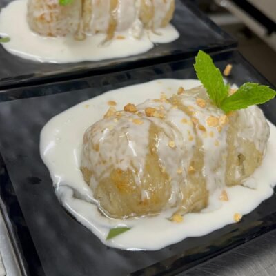 grilled sticky rice banana