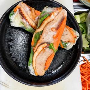 Peking Duck Rice Paper Rolls (2pc)