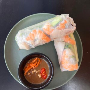 Fresh Prawn & Pork Belly Paper Rolls (GFO) NEW (2PC) [nuts]