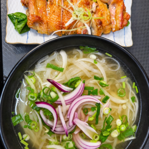 Grilled Chicken Pho Noodle Soup (GFO)